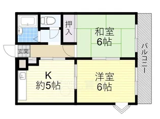 ブルーメつかさ【2階】の間取り