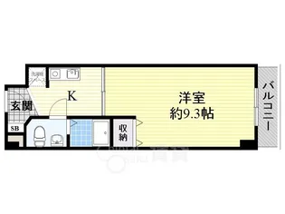 大阪府茨木市沢良宜西1丁目【マンション】の間取り