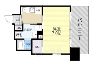 ジオエント梅田北リバーフロント【4階】の間取り