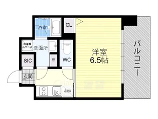 ジオエント梅田北リバーフロント【4階】の間取り
