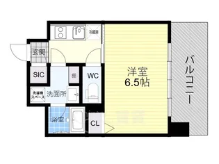 ジオエント梅田北リバーフロント【4階】の間取り