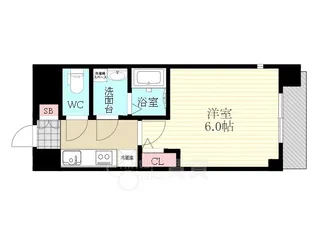 大阪府大阪市淀川区宮原2丁目【マンション】の間取り