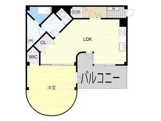 シオンズガーデン花川【1階】の間取り