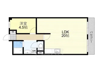 シャトー新大阪【3階】の間取り