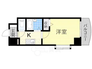 ノルデンハイム小松【4階】の間取り