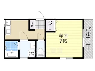 LINOメゾン岸部南【3階】の間取り