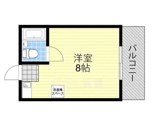 川西ハイツ【3階】の間取り