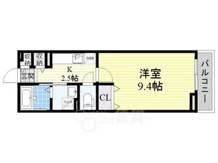 大阪府吹田市山田東1丁目【アパート】の間取り
