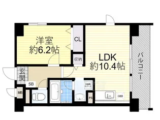 サクシード胤【2階】の間取り