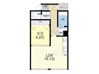 ハイマウントビル【6階】の間取り