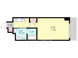大阪府大阪市淀川区木川西1丁目【マンション】の間取り