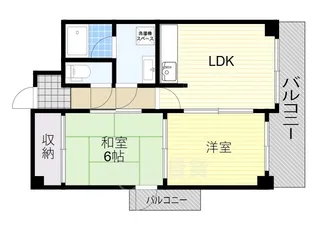 大阪府大阪市西淀川区姫島1丁目【マンション】の間取り