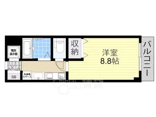 ラ・エスポワール【3階】の間取り