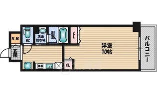 エトワール新大阪【6階】の間取り