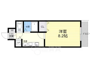 パークサイド千里【4階】の間取り