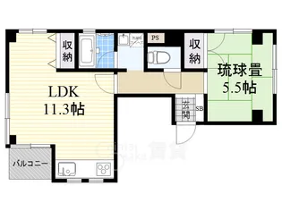 田井ビル【4階】の間取り