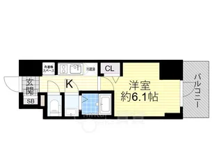 大阪府大阪市西淀川区歌島1丁目【マンション】の間取り