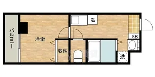 ヴィラ・フェザント【1階】の間取り