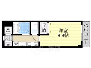 ラ・エスポワール【2階】の間取り