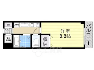 ラ・エスポワール【5階】の間取り