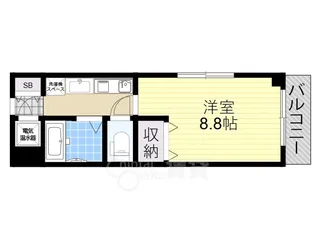 ラ・エスポワール【5階】の間取り