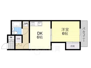 メゾンサプリーム【2階】の間取り