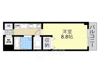 ラ・エスポワール【4階】の間取り