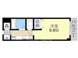 ラ・エスポワール【4階】の間取り