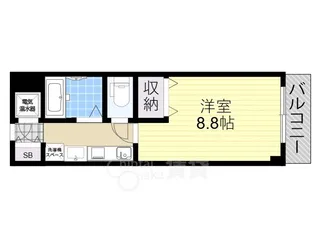 ラ・エスポワール【2階】の間取り