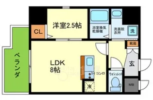 (仮称)ONLYONE火打2丁目【4階】の間取り