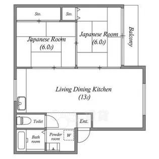 アブニール【2階】の間取り