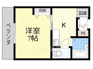 プリマヴェーラ1【2階】の間取り