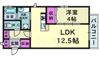 ラコルト【3階】の間取り