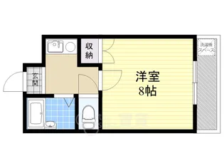 シティハイツ壱番館【2階】の間取り