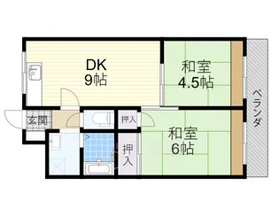 エルムマンション【1階】の間取り