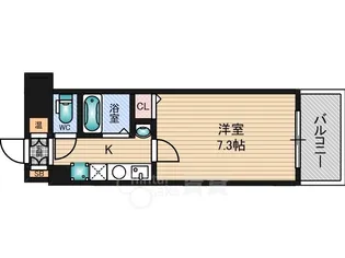大阪府大阪市淀川区新北野1丁目【マンション】の間取り