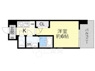 大阪府大阪市西淀川区姫里2丁目【マンション】の間取り