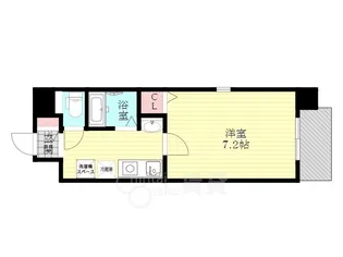 大阪府大阪市淀川区新北野1丁目【マンション】の間取り