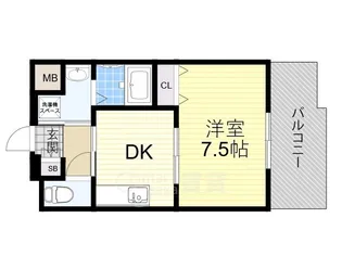 レクシア庄内西町【7階】の間取り