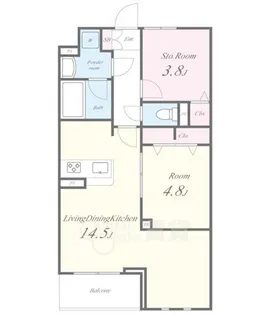 Casa Coco【3階】の間取り