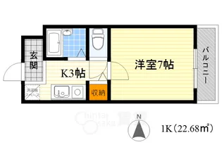 ベル・ビュー横堤【5階】の間取り