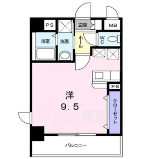 ディアコート小曽根【3階】の間取り