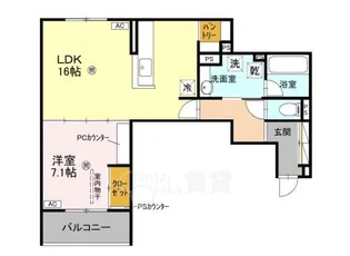 Daiwa City Nakasakurazuka【2階】の間取り