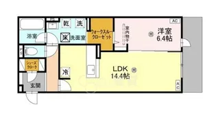 Daiwa City Nakasakurazuka【1階】の間取り