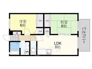 サンガーデン豊中【2階】の間取り