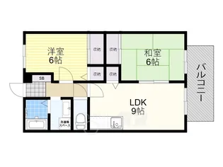 サンガーデン豊中【2階】の間取り