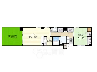 大阪府大阪市西淀川区花川2丁目【マンション】の間取り