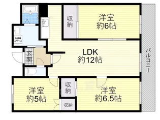 マンション・フォルツーナ【3階】の間取り