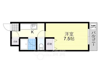 大阪府摂津市千里丘1丁目【マンション】の間取り