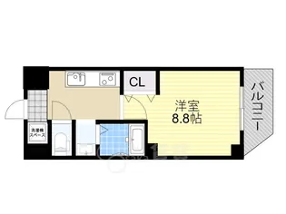 大阪府大阪市淀川区木川東4丁目【マンション】の間取り